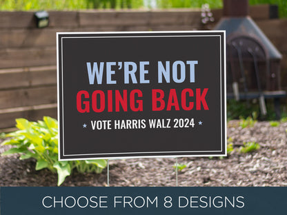 Harris Walz Political Yard Sign | 2024 Election | Kamala for President