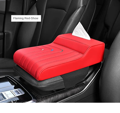 Car armrest heightening leather pillow (suitable for 99% of car models)