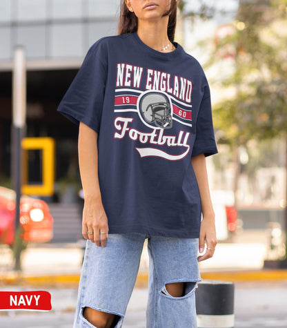 New England Football Sweatshirt / T-Shirt, The Pats Shirt, Vintage New England Crewneck, Patriots Sweatshirt, New England Fan Gift