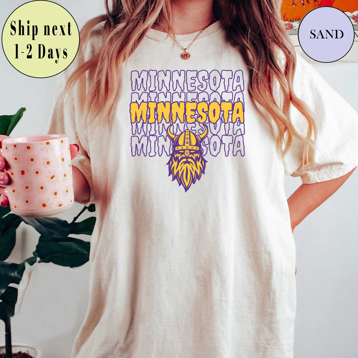 Minnesota Football Team Unisex Shirt and Sweatshirt Gift Merch for The Vikes fan, Sunday Football Tee, Justin Jefferson Kirk Cousins