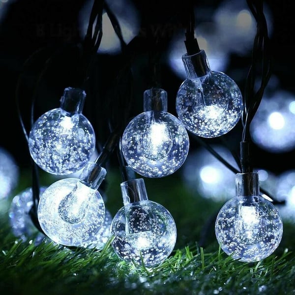 Waterproof Solar Powered LED Outdoor String Lights