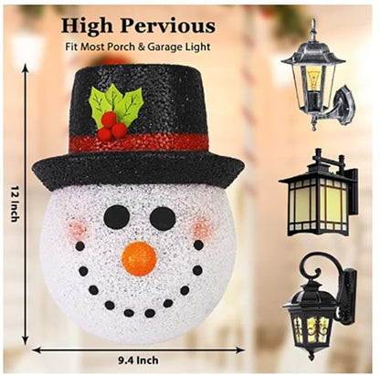 Snowman Porch Light Covers