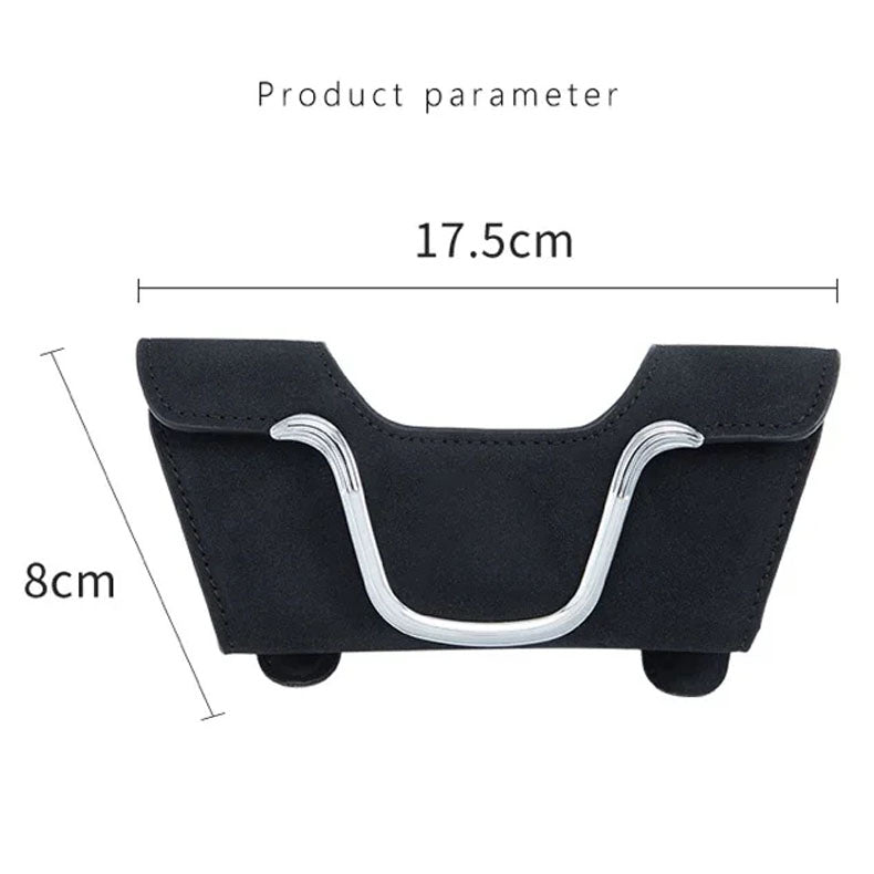 🔥HOT SALE 45% OFF🔻Car Multi-Functional High-Grade Leather Glasses Holder [Universal Fitment]